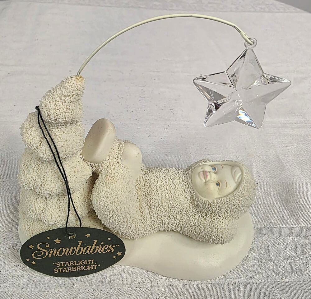 Vtg Dept. 56 Snowbabies "Starlight, Starbright" Figurine NOS NIB